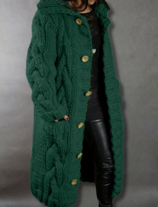 Enid | Cosy Hooded Longline Cardigan