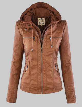 Callista | Hooded Moto Jacket