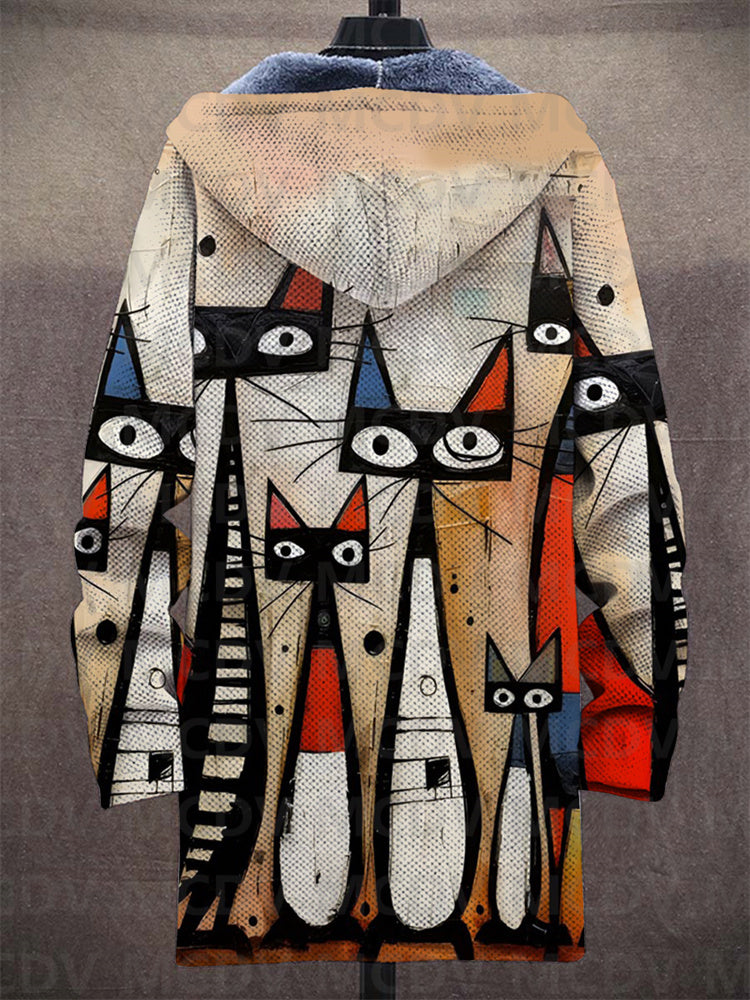 Delia | Artistic Hooded Cardigan