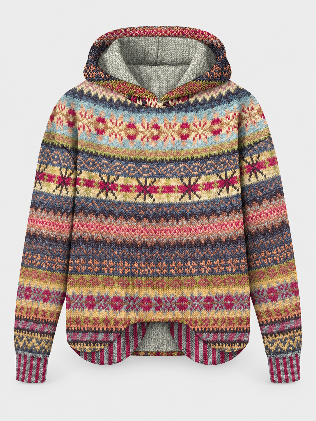 Lunavieraine | Timeless Patterned Hoodie