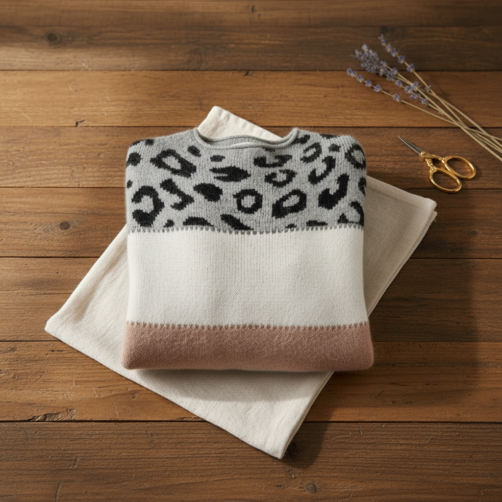 Etta | Leopard Print Cotton Jumper
