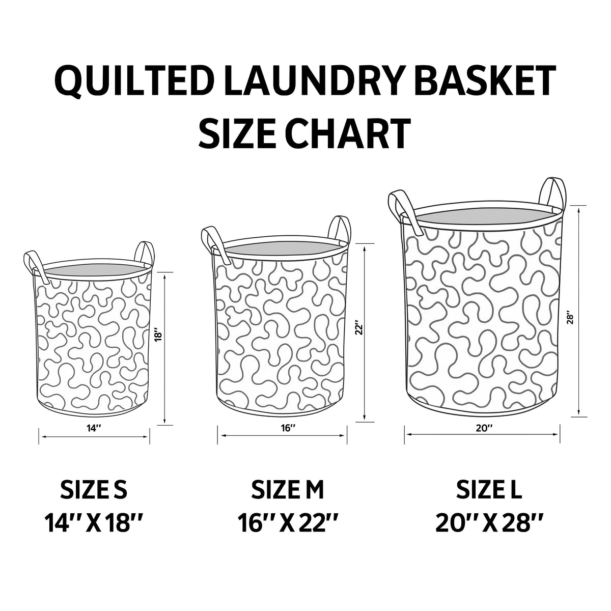 Sylvie | Forest Quilted Laundry Basket