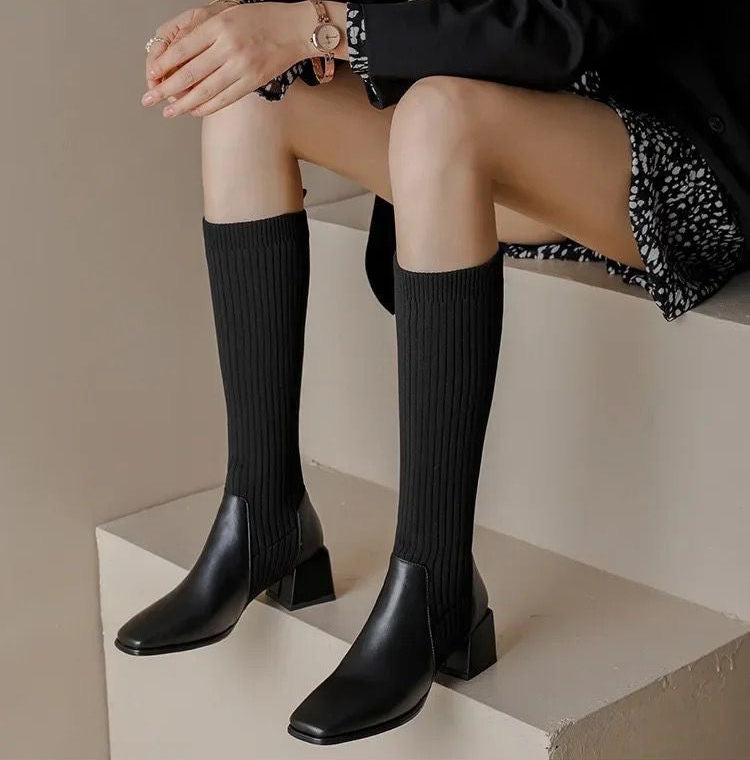 Annelisa | Tall Sock Boots