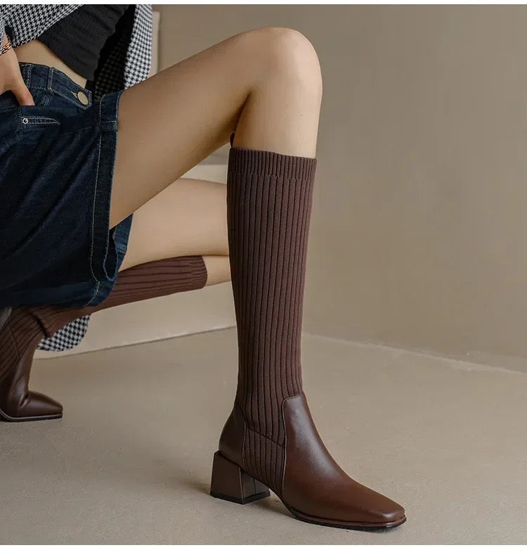 Annelisa | Tall Sock Boots