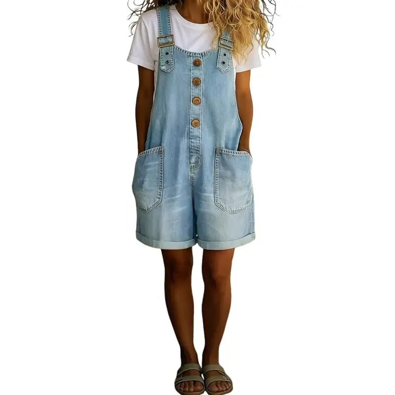 Kylora | Denim Muse Overalls