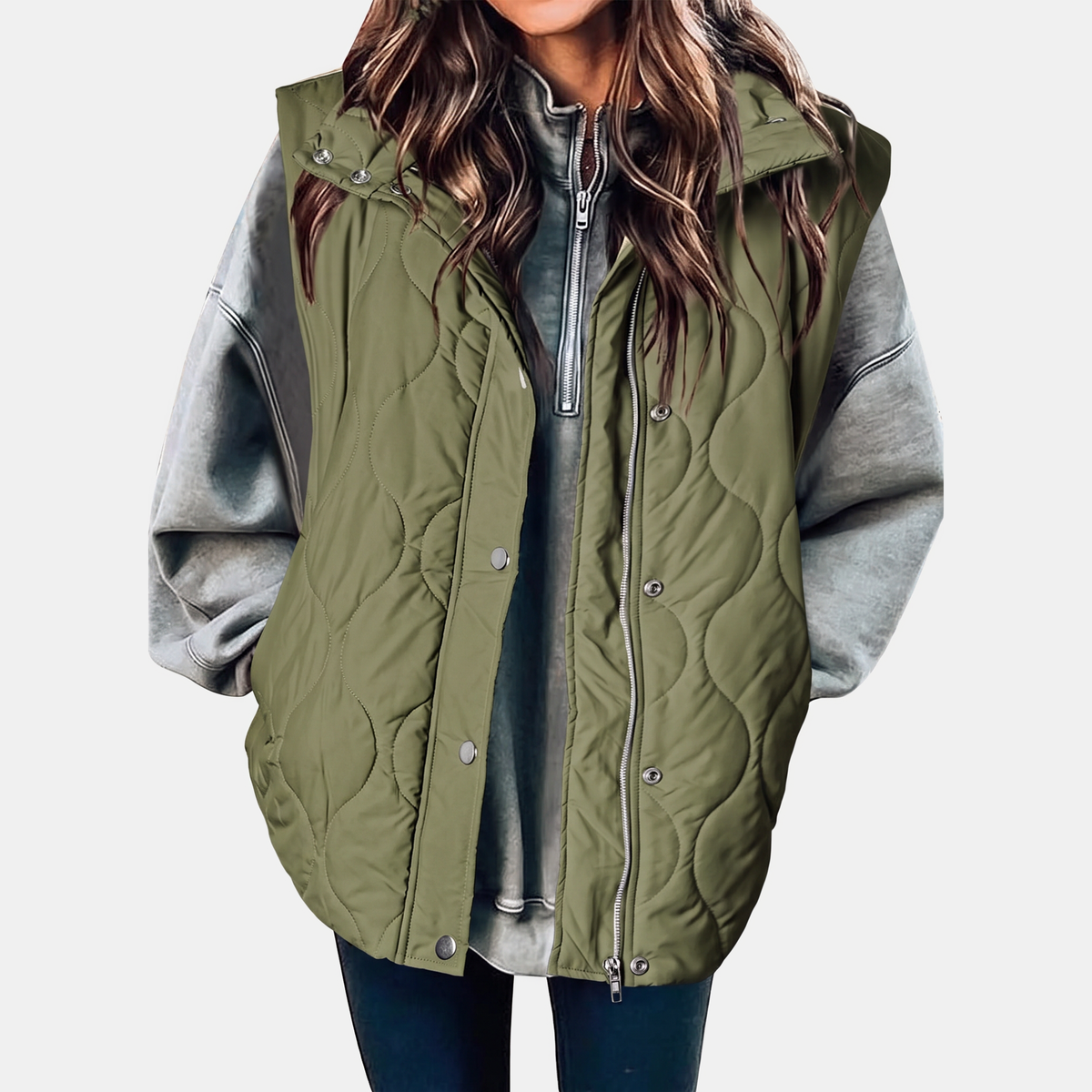 Hailey | Hooded Puffer Gilet