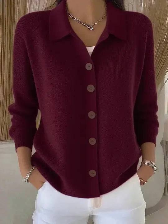 Joselle | Soft Collared Cardigan