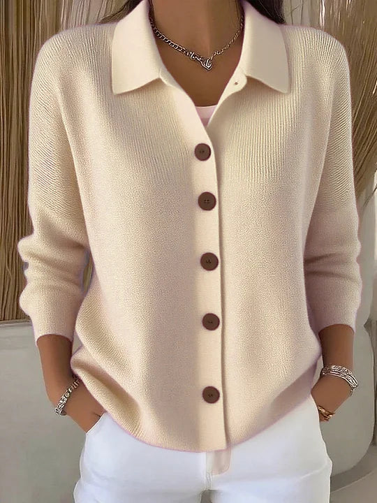 Fosca | Collared Button Cardigan