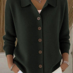 Josephine | Collared Button-Front Cardigan