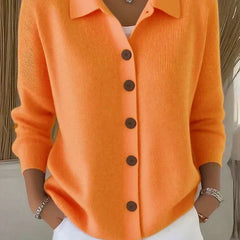 Josephine | Collared Button-Front Cardigan