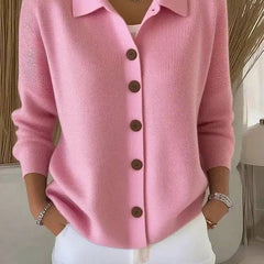 Joselle | Soft Collared Cardigan