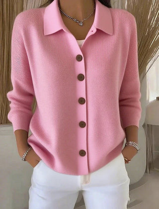 Josephine | Collared Button-Front Cardigan