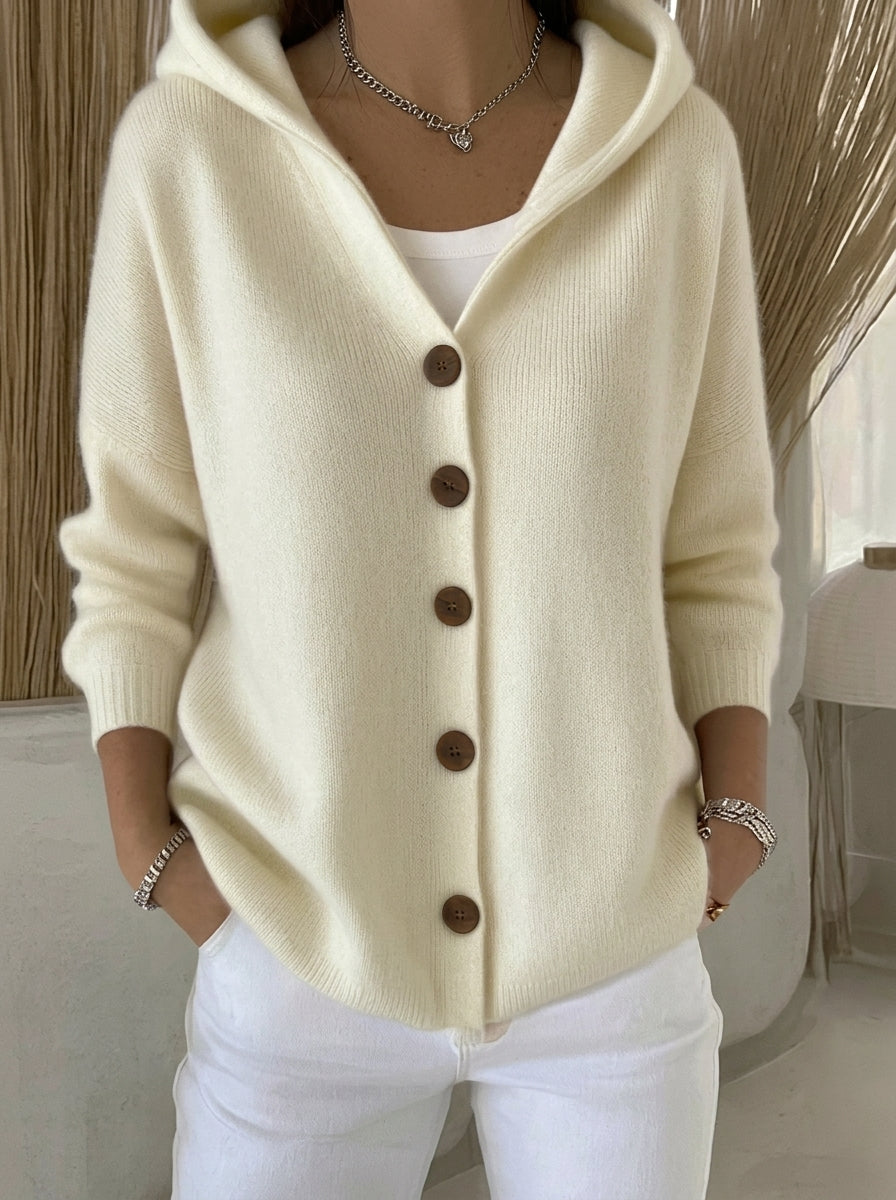 Susan | Hooded Knit Cardigan