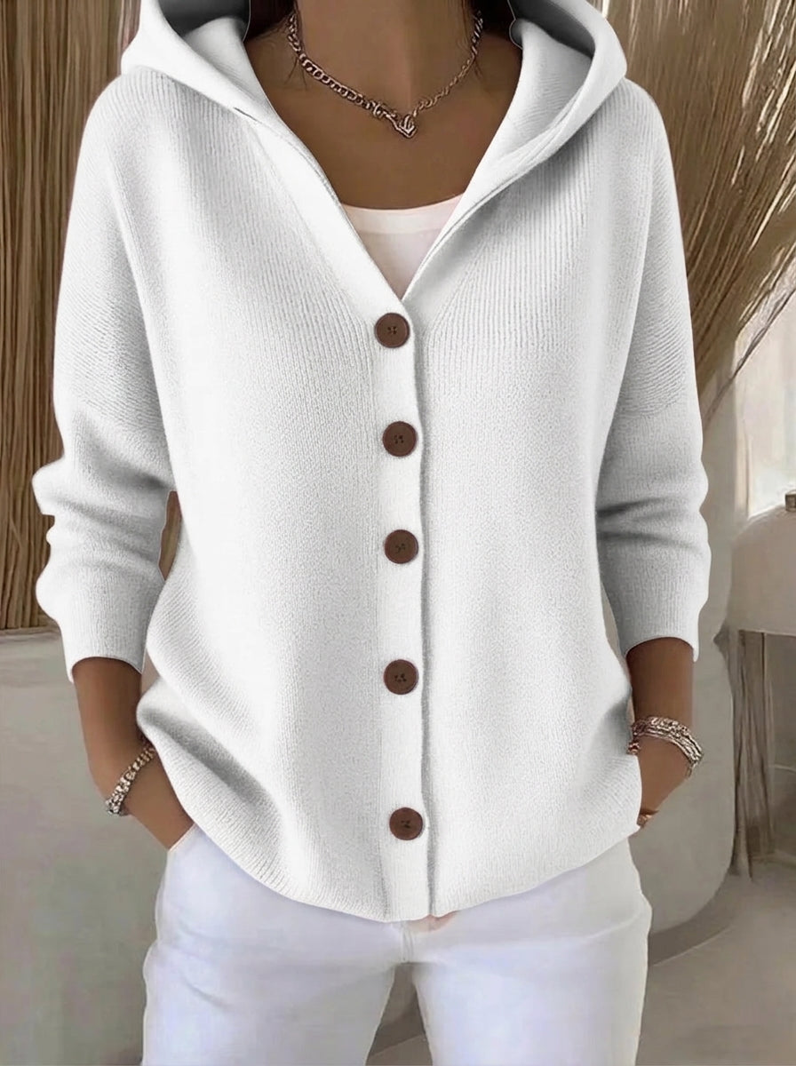 Susan | Hooded Knit Cardigan