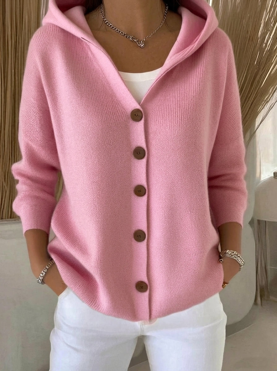 Susan | Hooded Knit Cardigan