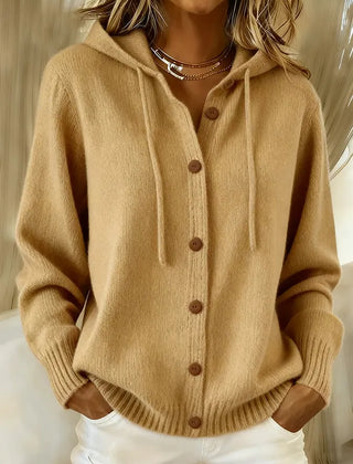 Brenda | Hooded Button Cardigan