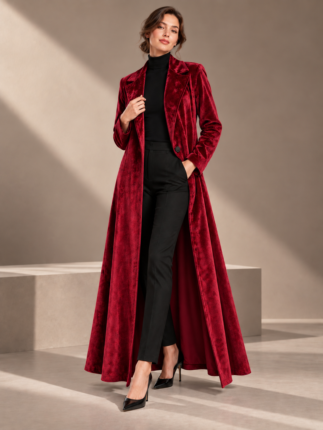 Beatrice | Elegant Tailored Long Coat