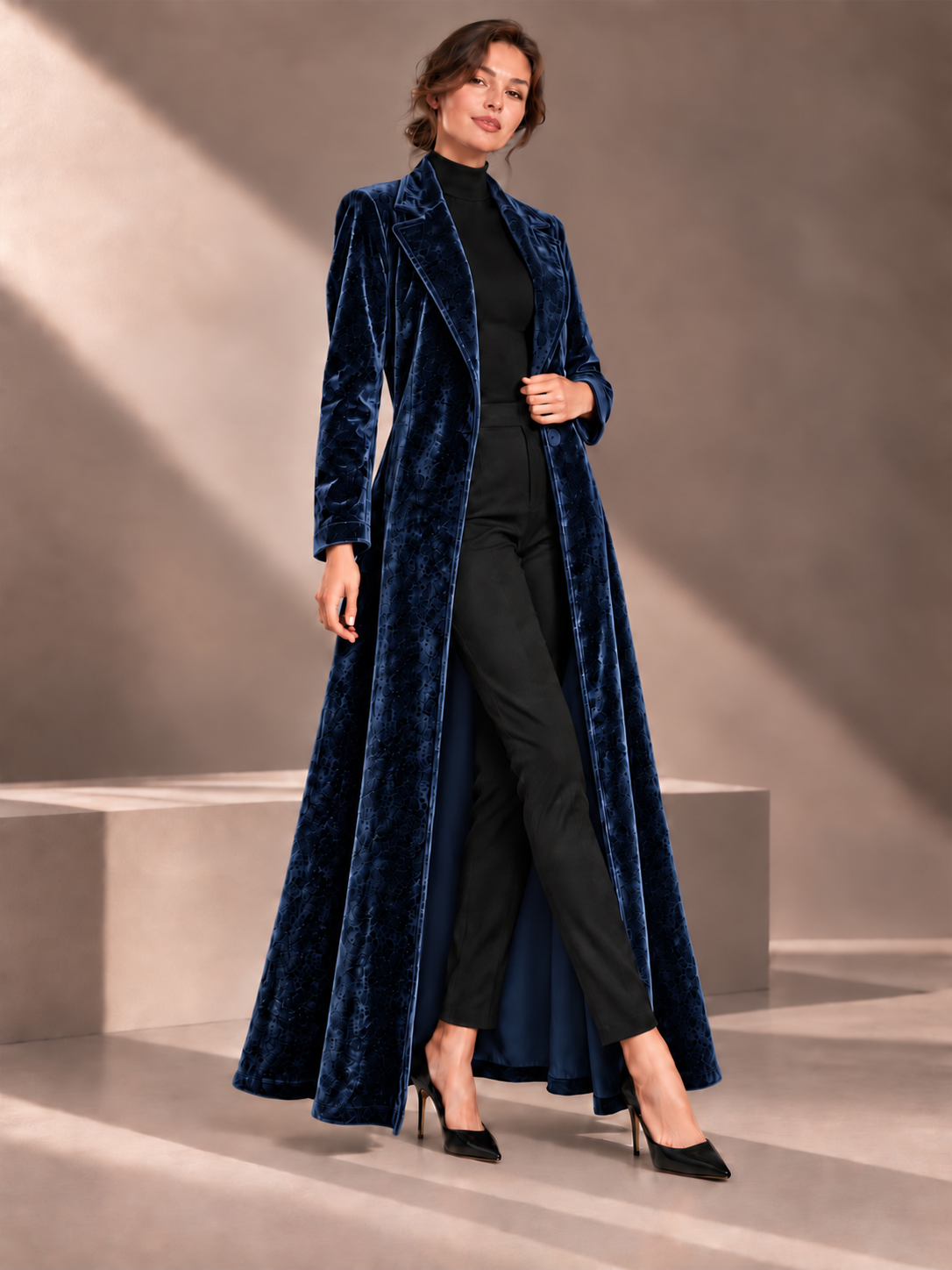 Beatrice | Elegant Tailored Long Coat