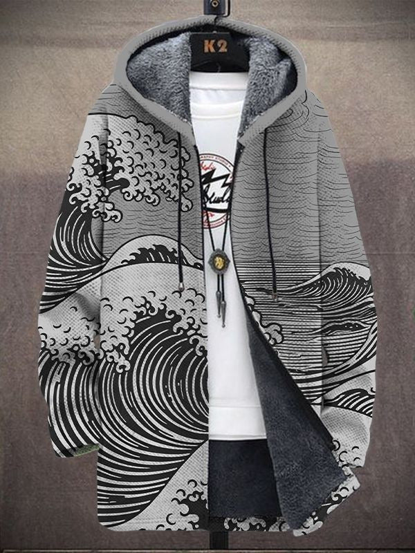 Marisa | Artful Hooded Cardigan