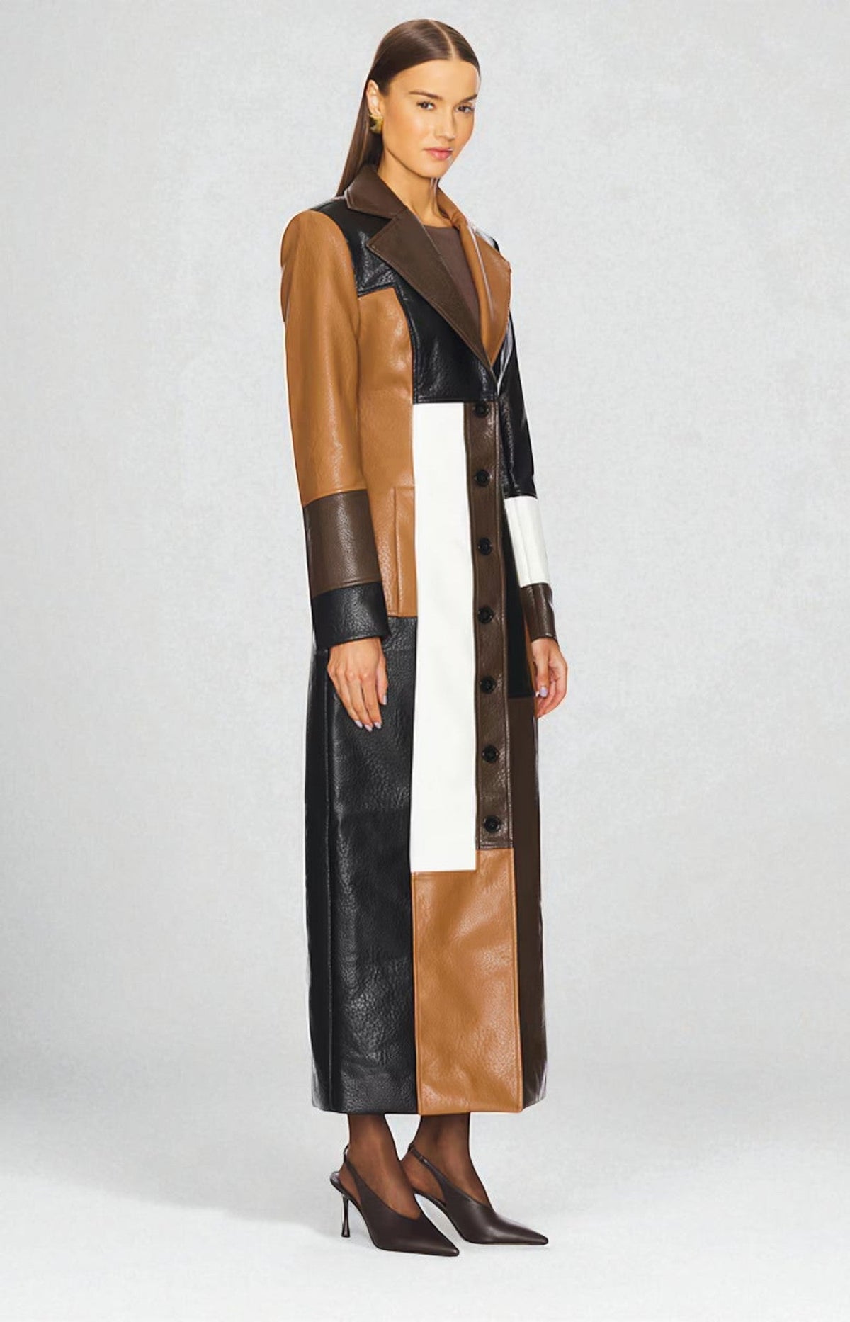 Addison | Mosaic-Pattern Coat