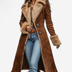 Amelie | Long Vintage-Style Coat