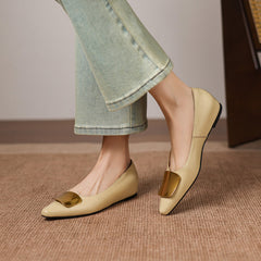 Lorea | Leather-Look Flats