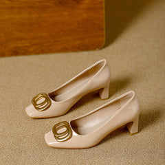 Tyra | Leather-Look Heels