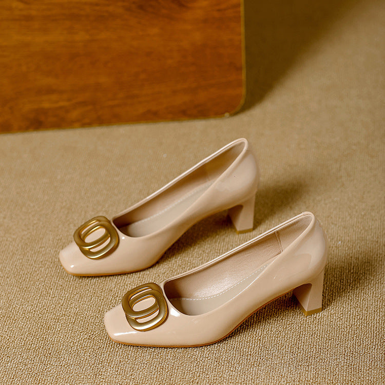 Tyra | Leather-Look Heels
