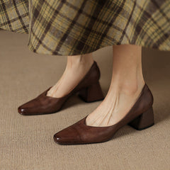 Zila | Leather-Look Heels