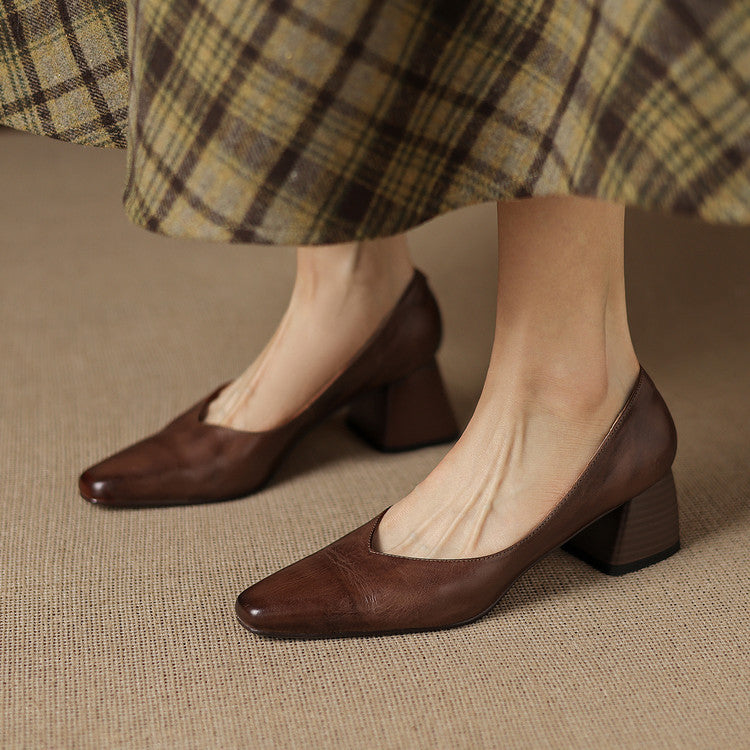 Zila | Leather-Look Heels