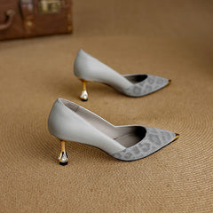 Clair | Leather-Look Heels