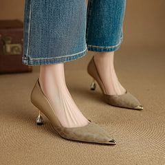 Clair | Leather-Look Heels