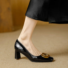 Tyra | Leather-Look Heels