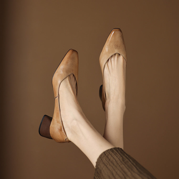 Zila | Leather-Look Heels