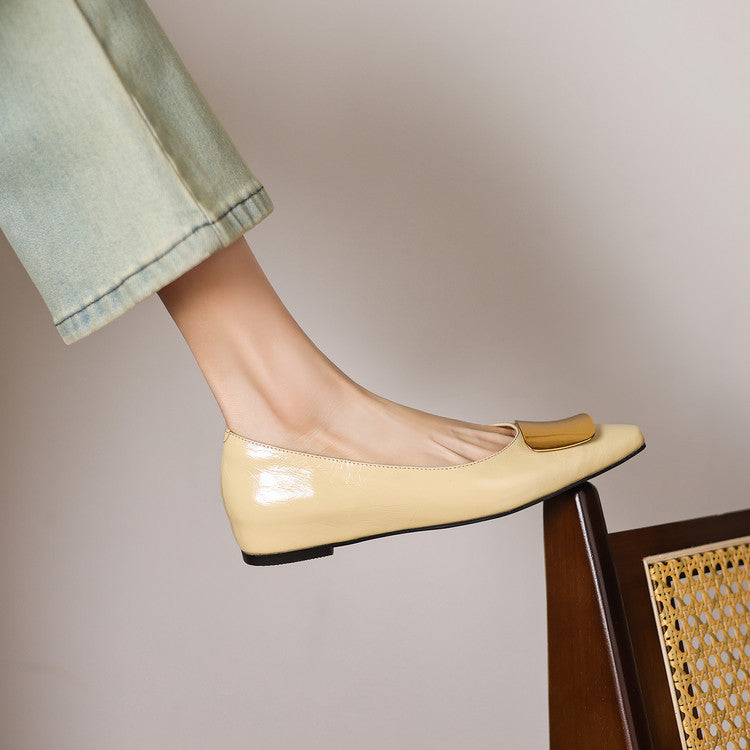 Lorea | Leather-Look Flats