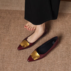 Lorea | Leather-Look Flats