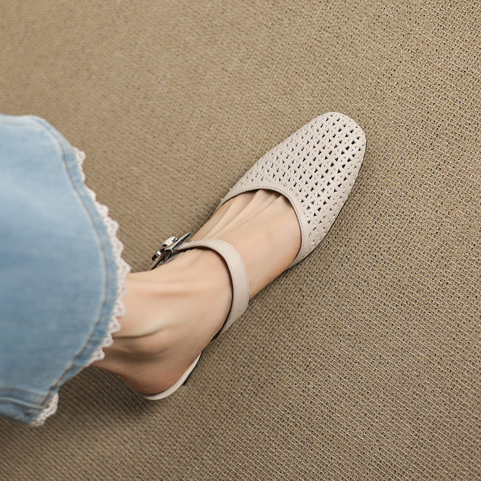 Nilda | Leather-Look Mules