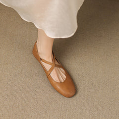 Zeor | Leather-Look Flats