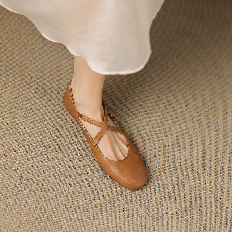 Zeor | Leather-Look Flats