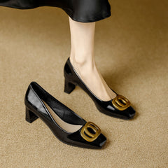 Tyra | Leather-Look Heels
