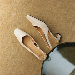 Ersa | Leather-Look Slingbacks