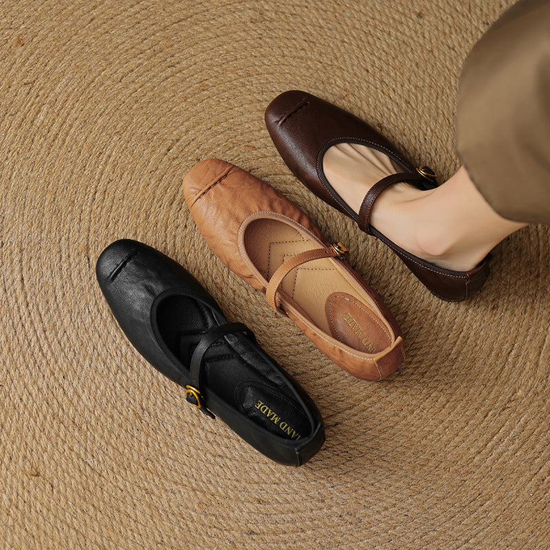 Wani | Leather-Look Flats