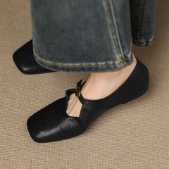 Elspeth | High-Vamp Mary Jane Flats