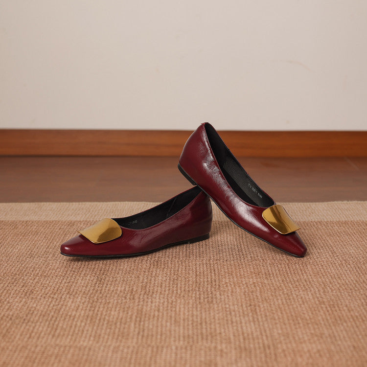 Lorea | Leather-Look Flats