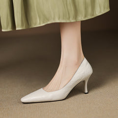 Zala | Leather-Look Heels