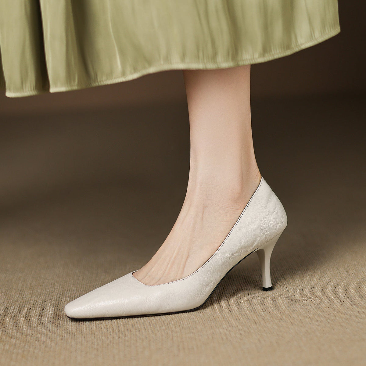 Zala | Leather-Look Heels