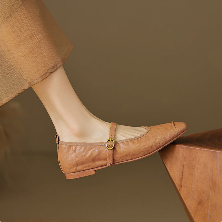 Wani | Leather-Look Flats