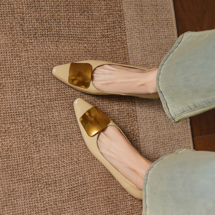 Lorea | Leather-Look Flats