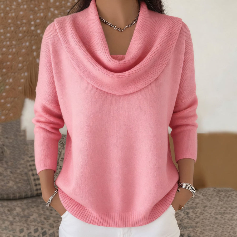 Iole | Draped Neck Jumper