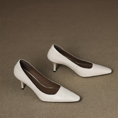 Zala | Leather-Look Heels
